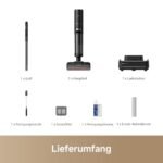 dreame H15 Pro Nass- & Trockensauger, 21.000 Pa, GapFree AI Roboterarm, Triple-Edge-Reinigung, 100 °C Bürstenwäsche, 5 Min 90 °C Trocknung, 180° Lie-Flat – Bild 2