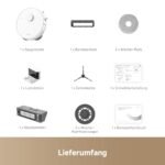 dreame L10s Pro Gen3 Saug- und Wischroboter, 13.000 Pa Vormax™, DuoScrub-System, 7 mm Moppanhebung, Ultraschall-Teppicherkennung, 5.200 mAh Akku, White – Bild 2