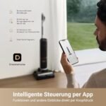 dreame H14 Pro Nass- & Trockensauger, 18.000 Pa, 180° Lie-Flat Design, 60 °C Selbstreinigung, 5 Min Trocknung, App-Steuerung, Doppelrotationsbürste – Bild 4