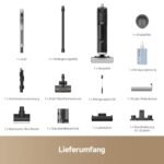 Dreame H14 Dual 5-in-1 Nass- & Trockensauger, 18.000 Pa, 180° Lie-Flat, 60 °C Selbstreinigung & 5-Min Trocknung, GlideWheel, Anti-Tangle Schaber, LED-Bürstenkopf – Bild 2