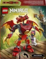 LEGO NINJAGO Kais Drachen-Mech Battle Set - Ninja Spielzeug für Jungen und Mädchen - Modellbau mit Actionfigur – Bild 2