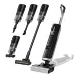 Dreame H14 Dual 5-in-1 Nass- & Trockensauger, 18.000 Pa, 180° Lie-Flat, 60 °C Selbstreinigung & 5-Min Trocknung, GlideWheel, Anti-Tangle Schaber, LED-Bürstenkopf