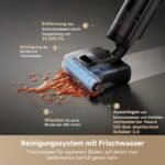dreame H15 Mix 7-in-1 Nass- & Trockensauger, 23.000 Pa, KI-Roboterarm, 100 °C Bürstenreinigung, 5 Min 90 °C Trocknung, intelligente Dosierung, 75 Min Laufzeit, Schwarz – Bild 6