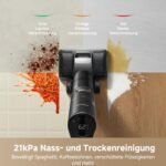 dreame H15 Pro Nass- & Trockensauger, 21.000 Pa, GapFree AI Roboterarm, Triple-Edge-Reinigung, 100 °C Bürstenwäsche, 5 Min 90 °C Trocknung, 180° Lie-Flat – Bild 5
