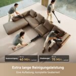 Dreame H14 Dual 5-in-1 Nass- & Trockensauger, 18.000 Pa, 180° Lie-Flat, 60 °C Selbstreinigung & 5-Min Trocknung, GlideWheel, Anti-Tangle Schaber, LED-Bürstenkopf – Bild 7