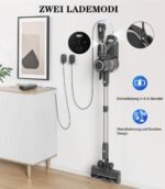 Syntecno VC7211 Akku Staubsauger kabellos 35.000Pa, 65 Min Laufzeit, Touchdisplay, Anti-Verhedderung, LED-Bürste, beutellos – Bild 4