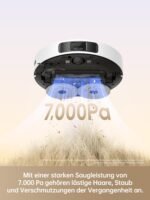 dreame L10s Pro Gen 2 Saug- und Wischroboter, 7.000 Pa Saugkraft, DuoScrub™-Wischsystem, automatische Moppanhebung 7 mm, Ultraschall-Teppicherkennung, ideal für Tierhaare – Bild 7