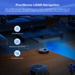 roborock Q7 L5+ Saug- & Wischroboter mit automatischer Staubentleerung, 8.000 Pa HyperForce, Dual Anti-Tangle, LiDAR-Navigation, App- & Sprachsteuerung, Schwarz – Bild 4