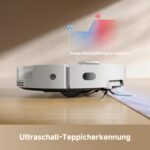 dreame D20 Pro Plus Saugroboter mit Wischfunktion, 13.000 Pa, 150 Tage Selbstentleerung, DuoBrush Anti-Verhedderung, LDS-Laser-Navigation, 5.200 mAh Akku, White – Bild 5