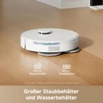 dreame L10s Pro Gen3 Saug- und Wischroboter, 13.000 Pa Vormax™, DuoScrub-System, 7 mm Moppanhebung, Ultraschall-Teppicherkennung, 5.200 mAh Akku, White – Bild 6