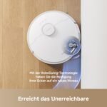 dreame L10s Pro Gen3 Saug- und Wischroboter, 13.000 Pa Vormax™, DuoScrub-System, 7 mm Moppanhebung, Ultraschall-Teppicherkennung, 5.200 mAh Akku, White – Bild 10