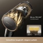 dreame R30 Kabelloser Akku-Staubsauger, 22.000 Pa / 190 AW, EdgeReach Seitenbürste, 90 Min Laufzeit, Anti-Tangle, Staubbeleuchtung, 99,9 % Filterung – Bild 5