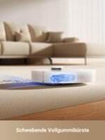 dreame D10 Plus Gen 2 Saugroboter mit Wischfunktion, 6000 Pa, automatische Staubentleerung, 90 Tage Staubspeicher, LiDAR-Navigation, 285 Min Akku, White – Bild 7