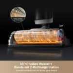 dreame H14 Pro Nass- & Trockensauger, 18.000 Pa, 180° Lie-Flat Design, 60 °C Selbstreinigung, 5 Min Trocknung, App-Steuerung, Doppelrotationsbürste – Bild 9