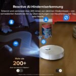 roborock Qrevo Curv 2 Flow Saug- & Wischroboter, 20.000 Pa, SpiraFlow-Wischwalze, Dual Anti-Tangle, Reactive AI & LiDAR, 75 °C Moppreinigung, All-in-One Dock – Bild 4