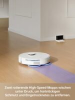 dreame L10s Pro Gen 2 Saug- und Wischroboter, 7.000 Pa Saugkraft, DuoScrub™-Wischsystem, automatische Moppanhebung 7 mm, Ultraschall-Teppicherkennung, ideal für Tierhaare – Bild 6