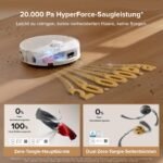 roborock Qrevo Curv 2 Flow Saug- & Wischroboter, 20.000 Pa, SpiraFlow-Wischwalze, Dual Anti-Tangle, Reactive AI & LiDAR, 75 °C Moppreinigung, All-in-One Dock – Bild 7