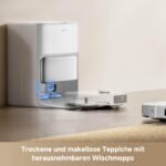 Mova P50 Pro Ultra Saugroboter mit Wischfunktion, 19.000 Pa, 75 ℃ Heißwasser-Moppwäsche, RGB AI Hinderniserkennung, LDS-Navigation, Auto-Entleerung & Nachfüllen, White – Bild 6