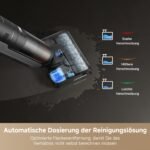 dreame H15 Mix 7-in-1 Nass- & Trockensauger, 23.000 Pa, KI-Roboterarm, 100 °C Bürstenreinigung, 5 Min 90 °C Trocknung, intelligente Dosierung, 75 Min Laufzeit, Schwarz – Bild 13