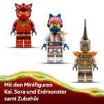 LEGO NINJAGO Kais Drachen-Mech Battle Set - Ninja Spielzeug für Jungen und Mädchen - Modellbau mit Actionfigur – Bild 8