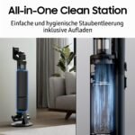 Samsung VS90F40EEK/WD Bespoke AI Jet Ultra Akku+ CompleteClean, 400W Saugkraft, 2 Akkus, All-in-One Station, Active Dual & Slim LED+, Pet Tool+, Satin Black – Bild 15