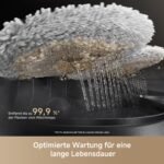 Mova P50s Ultra Saug- und Wischroboter, 24.000 Pa, StepMaster 6 cm Hindernisüberwindung, Dual-Light 3D ToF FlashPulse, Auto-Leerung, FlexMop RoboSwing, Schwarz – Bild 3