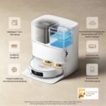 Mova P50 Ultra Saugroboter mit Wischfunktion, 19.000 Pa, 75 ℃ Moppwäsche, automatische Leerung & Nachfüllung, flexible Kantenreinigung, CleanLift-System, Weiß – Bild 3