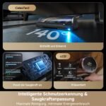 dreame V30 Kabelloser Staubsauger 330AW / 30.000Pa, 0 mm Kantenreinigung, 90 Min Laufzeit, Anti-Verhedderung, 99,99% Filter, für Teppich & Hartboden, Schwarz – Bild 6