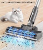 Syntecno VC7211 Akku Staubsauger kabellos 35.000Pa, 65 Min Laufzeit, Touchdisplay, Anti-Verhedderung, LED-Bürste, beutellos – Bild 2