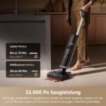 dreame H15 Pro Heat Nass- & Trockensauger, 22.000 Pa, 85 °C Heißwasser, GapFree AI-Roboterarm, RGB-Erkennung, 100 °C Bürstenreinigung, 5 Min 90 °C Trocknung, App-Steuerung – Bild 7