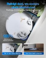 ECOVACS DEEBOT T50 MAX PRO OMNI Saugroboter mit Wischfunktion, 18.500Pa, BLAST-Technologie, 40–75°C Heißwasser-Moppwäsche, ZeroTangle 2.0, AIVI 3D 3.0, Weiß – Bild 7