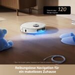 dreame L40 Ultra AE Saugroboter mit Wischfunktion, 19.000 Pa, MopExtend™, TriCut-Bürste, All-in-1-Dock mit Staubentleerung, 3D Hinderniserkennung, White – Bild 4