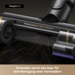 dreame V20 Pro-A Kabelloser Staubsauger 210AW / 24.000Pa, 0 mm Kantenreinigung, Anti-Verhedderung, 90 Min Laufzeit, 99,99% Filter, für Hartboden & Teppich, Schwarz – Bild 9