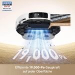 Mova P50 Pro Ultra Saugroboter mit Wischfunktion, 19.000 Pa, 75 ℃ Heißwasser-Moppwäsche, RGB AI Hinderniserkennung, LDS-Navigation, Auto-Entleerung & Nachfüllen, White – Bild 8