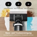 dreame H14 Pro Nass- & Trockensauger, 18.000 Pa, 180° Lie-Flat Design, 60 °C Selbstreinigung, 5 Min Trocknung, App-Steuerung, Doppelrotationsbürste – Bild 7