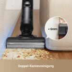 DREAME H12 Pro Ultra Nass- & Trockensauger, 16.000 Pa, 60 °C Bürstenreinigung, 30 Min Heißlufttrocknung, Doppel-Kantenreinigung, Intelligente Anpassung, Schwarz – Bild 4