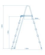 Intex Schwimmbad Ø 478 x 124 cm Gestellbecken Set Graphit – Bild 6