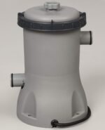 Bestway 56620 Power Steel Pool 424x250x100 cm, Ovaler Stahlrahmenpool-Set mit Filterpumpe, grau – Bild 5