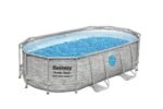Bestway 4,27 m x 2,50 m x 1,00 m Oval Pool Set, 56088, Blau – Bild 8