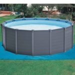 Intex Schwimmbad Ø 478 x 124 cm Gestellbecken Set Graphit – Bild 5