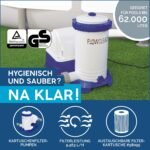 Bestway Power Steel Frame Pool Komplett-Set mit Filterpumpe 732 x 366 x 122 cm , Holz-Optik (Mooreiche), oval – Bild 16