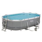 Bestway Power Steel Oval Pool Set 488x305x107 cm, Ovaler Stahlrahmenpool-Set mit Filterpumpe und Zubehör – Bild 13