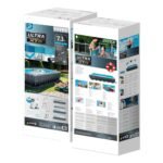 Intex 26368NP – Aufstellpool Ultra XTR Frame Rechteckig, Filterpumpe 7900 L/h, Leiter, mit Deluxe-Zubehörset, 31805 L, Stahl und PVC, Grau, 732x366x132 cm – Bild 4