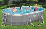 Bestway Power Steel Oval Pool Set 488x305x107 cm, Ovaler Stahlrahmenpool-Set mit Filterpumpe und Zubehör – Bild 15
