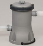 Bestway 56620 Power Steel Pool 424x250x100 cm, Ovaler Stahlrahmenpool-Set mit Filterpumpe, grau – Bild 8