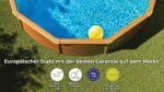 Gre Pool KITPR453W Sicilia - Aufstellpool aus Stahl, rund, mit Holzoptik. Abnehmbare Gartenpool. 460 x 120 cm – Bild 9