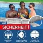 Bestway® Ersatzpool (ohne Zubehör) Power Steel Swim Vista Series Frame Pool/Aufstellbecken, 427 x 250 x 100 cm, oval, braune Rattan-Optik – Bild 6